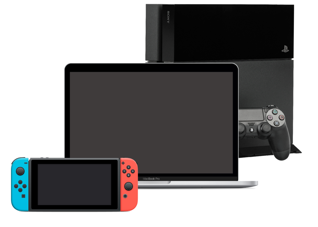 Nintendo switch PlayStation Windowsパソコン Macbook画像